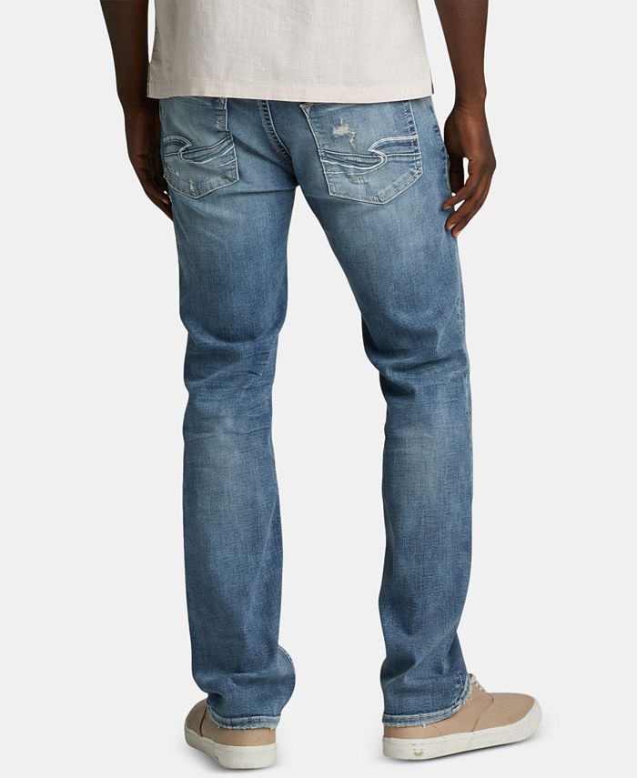 Silver Jeans Co. Men's Allan Slim, Straight-Fit Jeans - Macy's