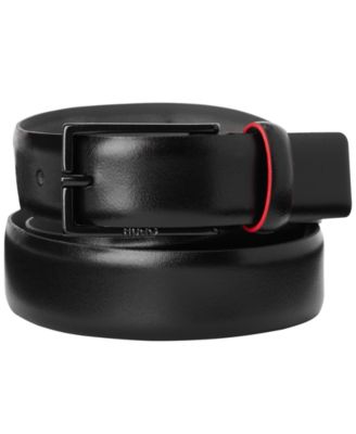 hugo boss mens leather belt