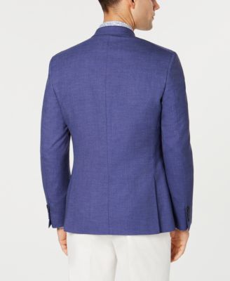 Nick Graham Men's Solid Stretch Slim-Fit Denim Sport Coat
