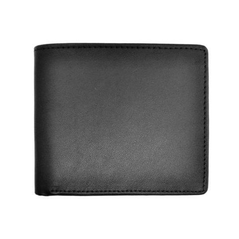 ROYCE New York Men's Bifold Wallet with Zippered Coin Slot