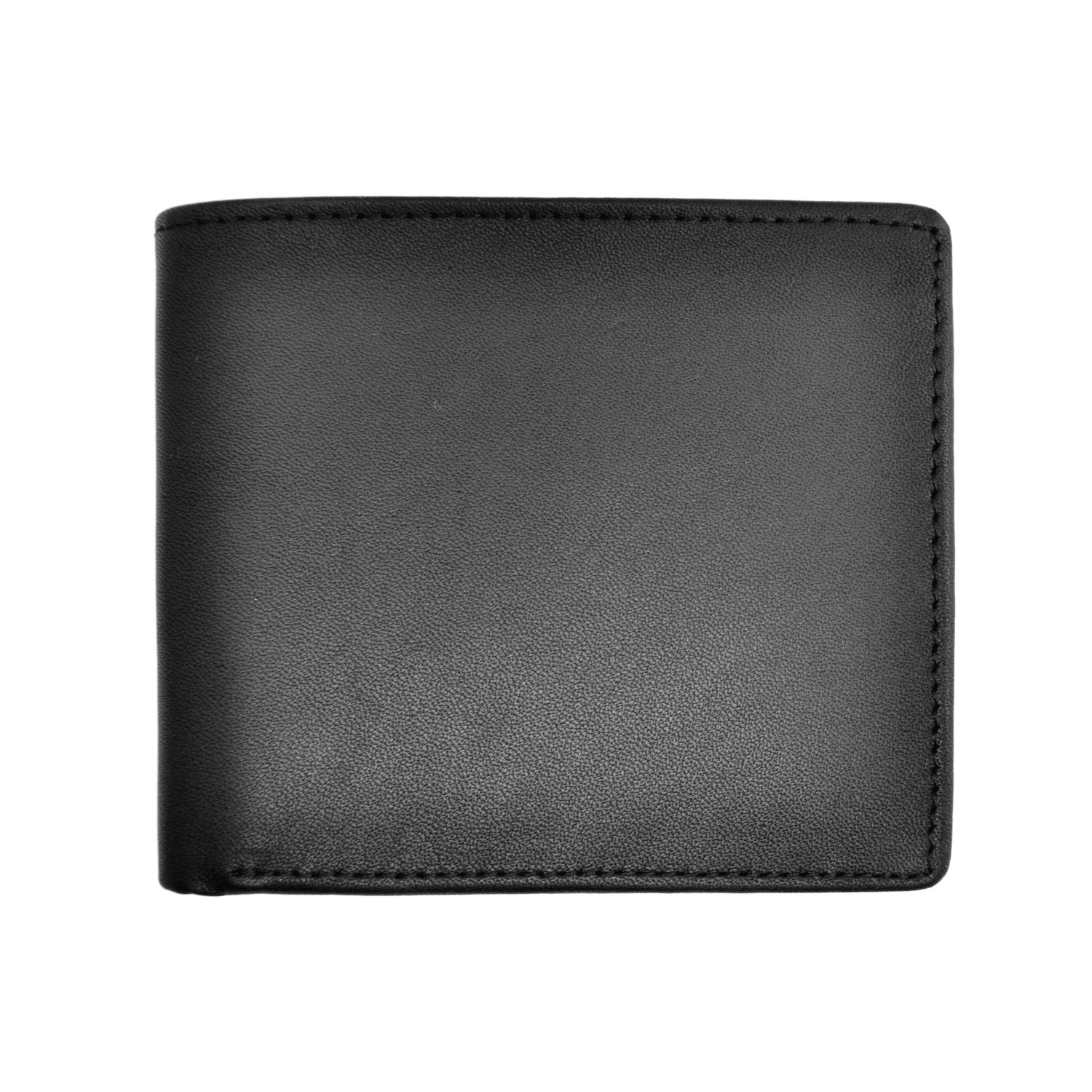 Men's Bifold Wallet with Zippered Coin Slot