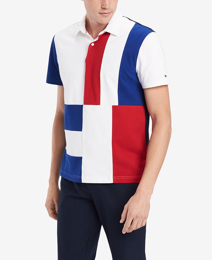 Tommy Hilfiger Men's Colorblocked Morris Polo, Created for Macy's ...