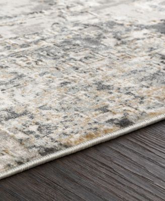 Quatro QUA-2300 Medium Gray 7&#39;10&amp;quot; x 10&#39;3&amp;quot; Area Rug