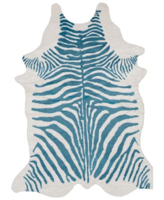 Surya - Rusak RUA-1004 Aqua 5' x 6'6" Area Rug