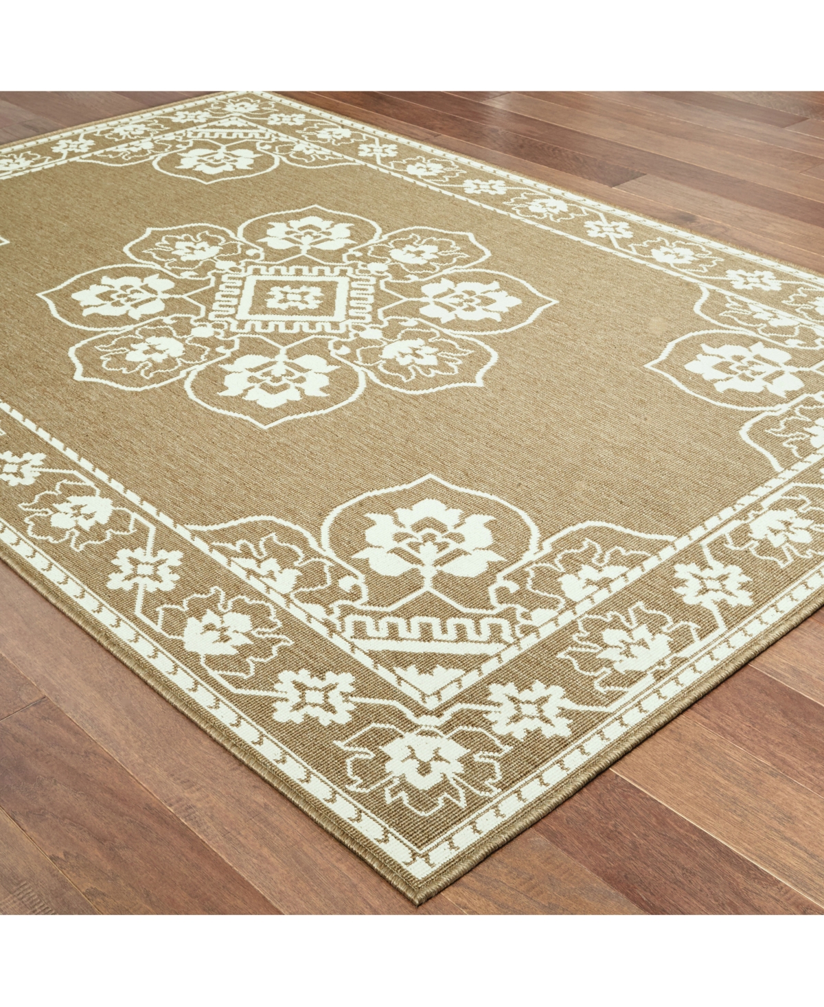 Oriental Weavers Marina 7764 Indoor/Outdoor Area Rug -Ivory