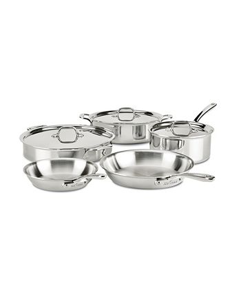 All-Clad D3 Compact 8-Piece Cookware Set, Created for Macy's - Macy's