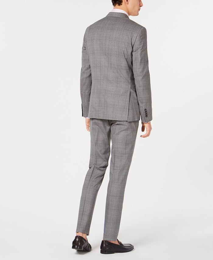 DKNY Men's ModernFit Plaid Suit Separates & Reviews Suits & Tuxedos