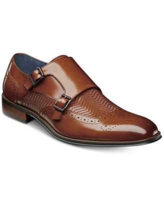 stacy adams single monk strap shoes