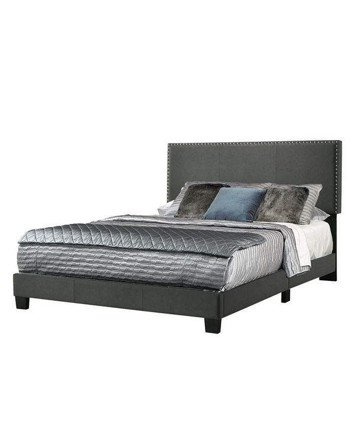 Belle Isle Furniture Royale Upholstered Queen Bed - Macy's