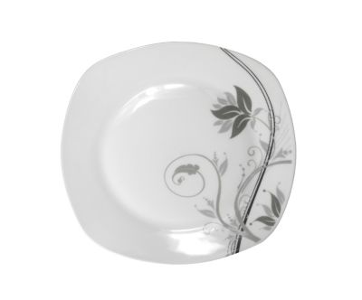 Porcelain 20 Piece Square Dinnerware Set Service for 4