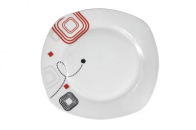 Porcelain 20 Piece Square Dinnerware Set Service for 4