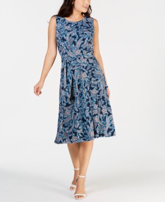 Charter Club - Paisley-Print Midi Dress