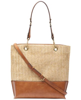 Calvin Klein Sonoma Straw Tote - Macy's