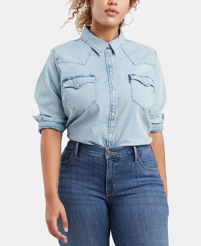 Levi's Trendy Plus Size Western Shirt Macy's