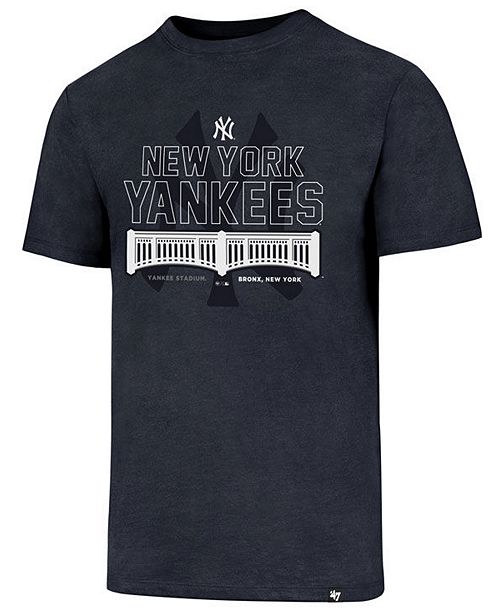 47 Brand Men S New York Yankees Club Logo T Shirt Reviews Sports Fan Shop By Lids Men Macy S