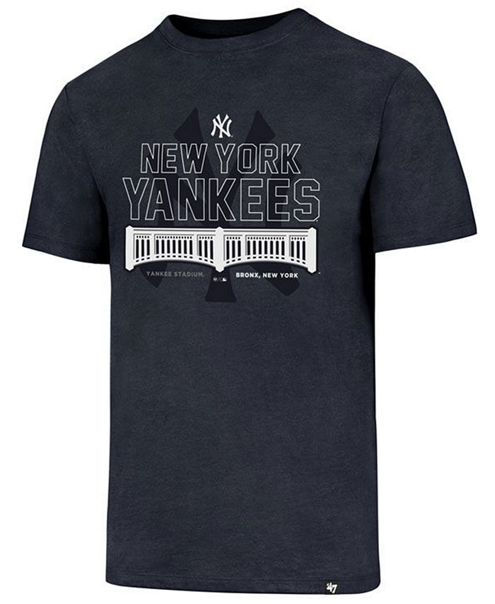 Men's Mitchell & Ness Property of Yankee Stadium Grey T-Shirt