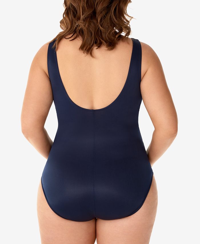 Miraclesuit Plus Size Palma Allover Slimming One-Piece Swimsuit