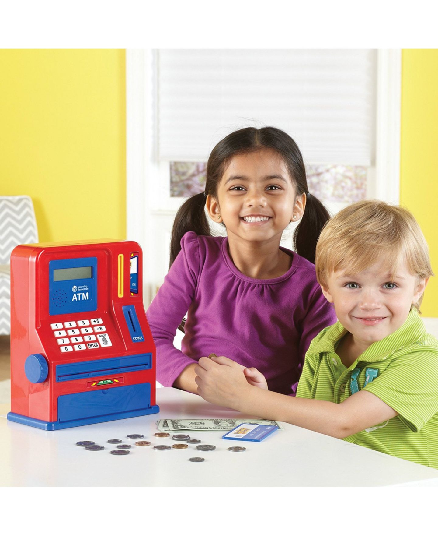 Детская игрушка Areyougame Pretend & Play Electronic Teaching ATM Bank, Ages 3+ — фото 11