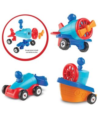 Areyougame Learning Resources Learning Essentials - 1-2-3 Build It Car-Plane-Boat