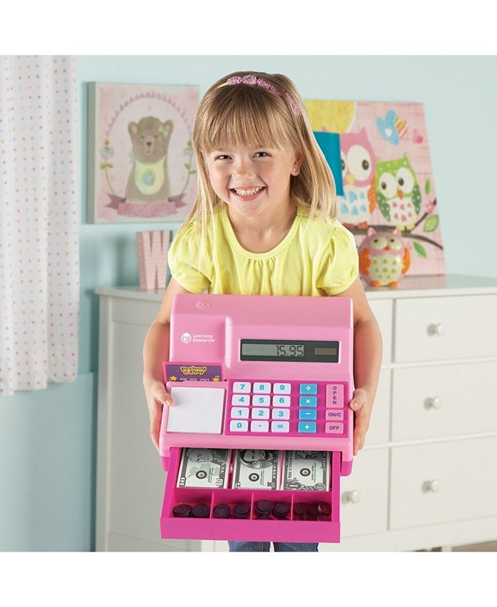 Learning Resources Pretend and Play Calculator Cash Register 73 Pieces