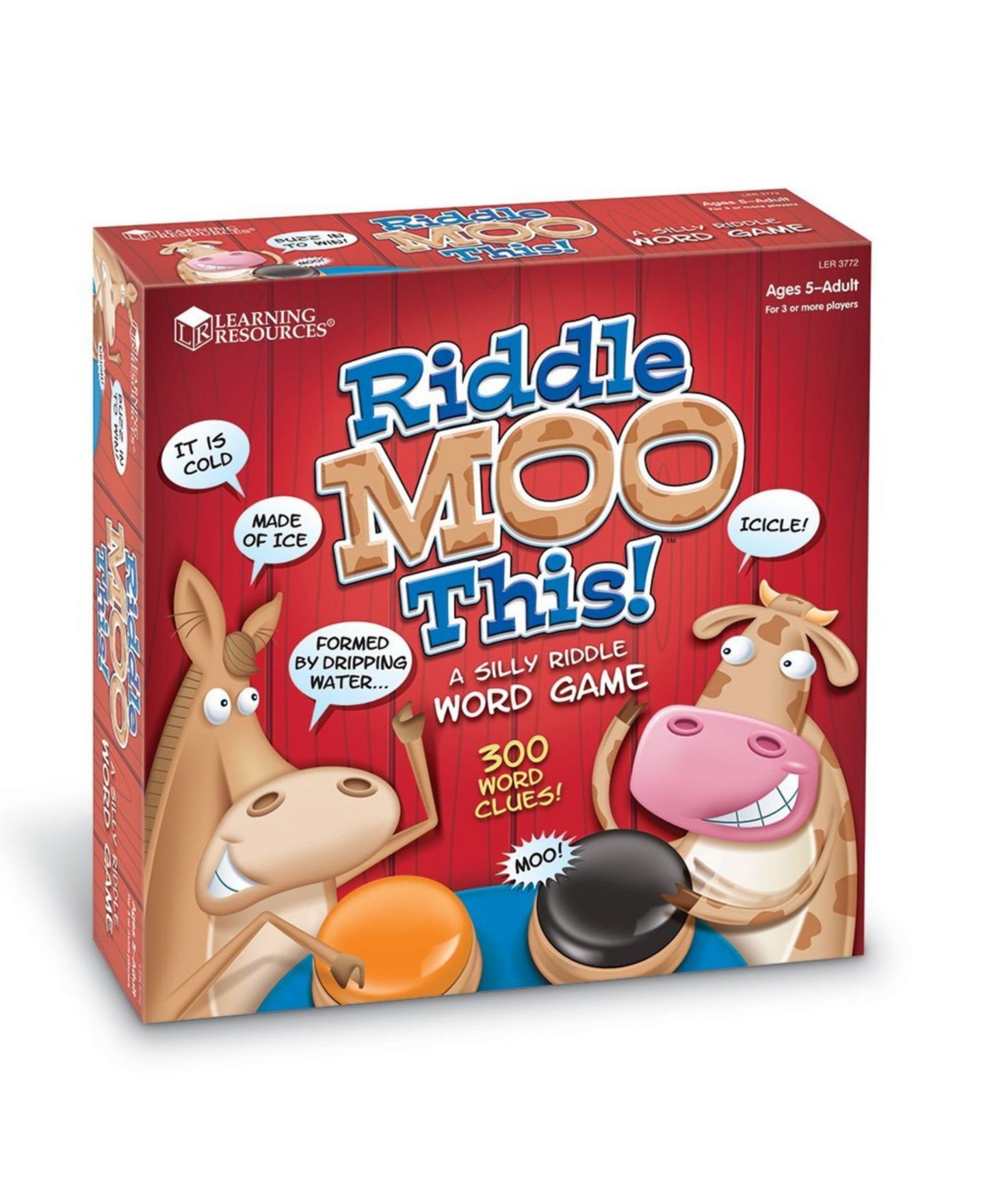 Детская игрушка Areyougame Riddle Moo This 150 Card Word Guessing Game, Ages 5+ — фото 1