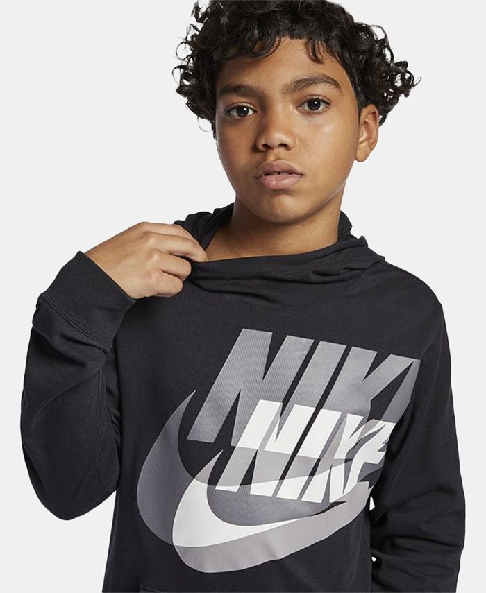 Nike Big Boys Pullover Cotton Hoodie & Reviews - Sweaters - Kids - Macy's