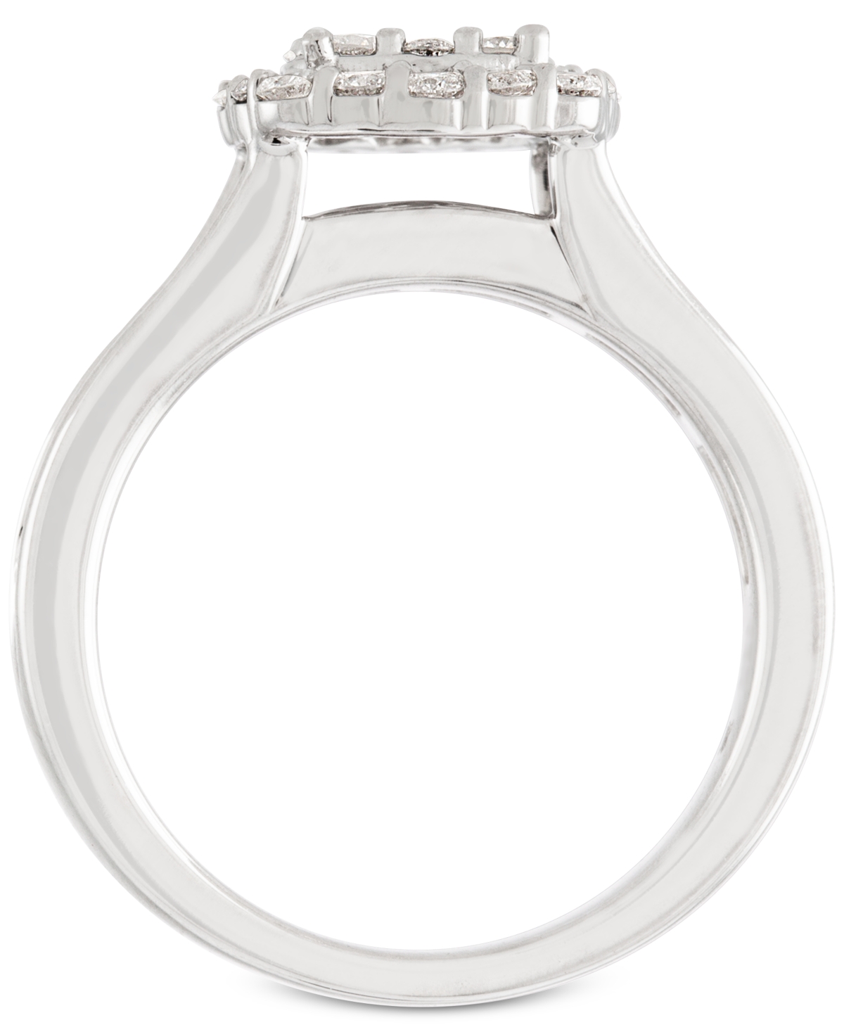 Diamond Three-Piece Ring Set (2 ct. t.w.) in 14k White, Yellow and Rose Gold