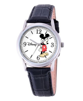 Disney Mickey Mouse Men's Cardiff Silver Alloy Watch - Macy's