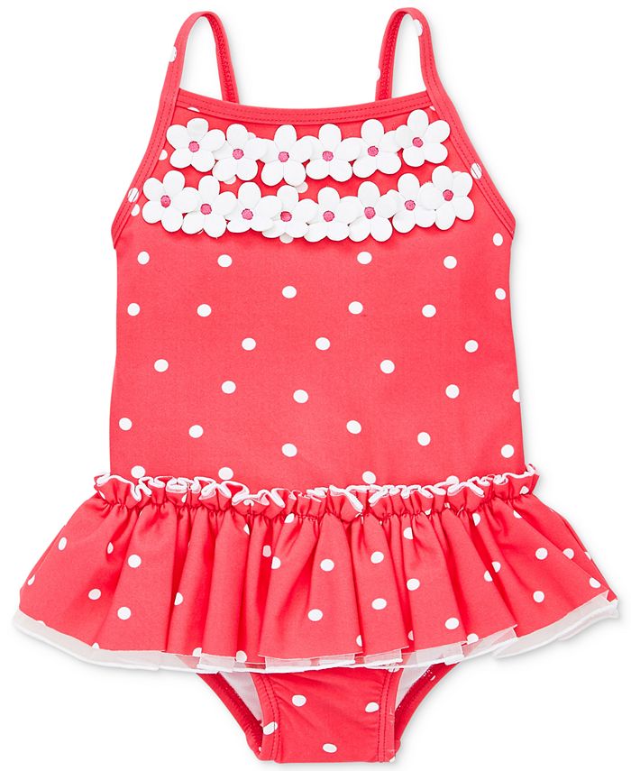Little Me Rouge Dot Baby Girls Swimsuit & Reviews - Swimwear - Kids ...