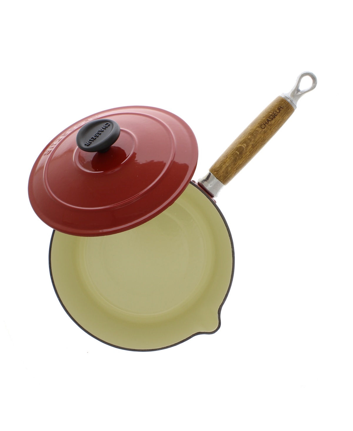 Chasseur French Enameled Cast Iron Qt. Saucepan