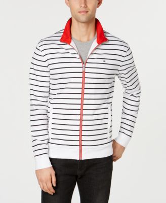 Calvin Klein - Men's Full-Zip Stripe Sweatshirt
