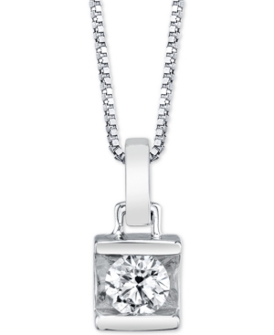 Diamond (1/4 ct tw) Square-Set 18