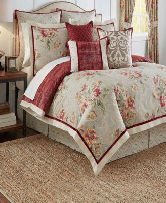 Savannah Home - Waverly Fresco Flourish 4 Piece Reversible Bedding Collection