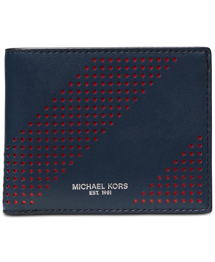 Michael Kors Men's Perforated Leather Billfold - Macy's