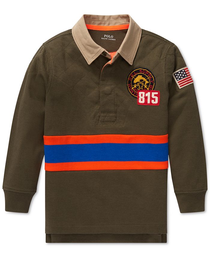 Polo Ralph Lauren Toddler Boys Graphic Mesh Rugby Shirt Macy's