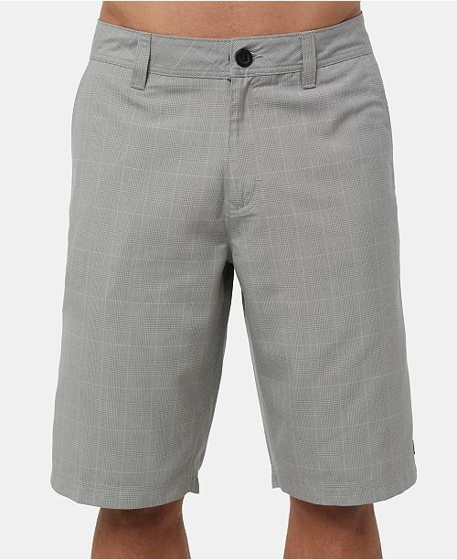 O Neill Men S Westmont Relaxed Fit Yarn Dyed Plaid Shorts