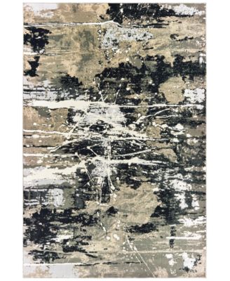 Oriental Weavers - Bowen 109E2 Black/Gold 3'10" x 5'5" Area Rug