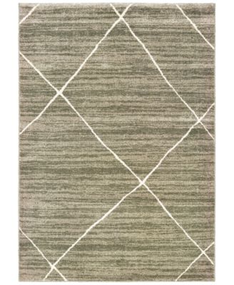 Oriental Weavers - Carson 9661A Gray/Ivory 9'10" x 12'10" Area Rug