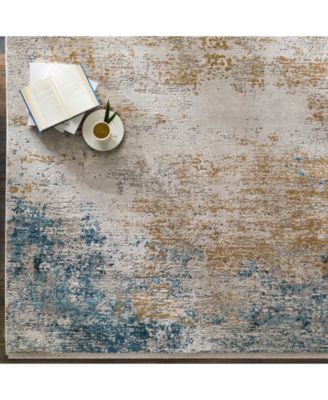 Solar SOR-2301 Sky Blue 5&#39; x 7&#39;6&amp;quot; Area Rug