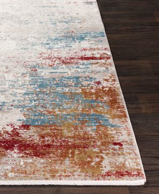 Solar SOR-2303 Burnt Orange 7'6" x 11'2" Area Rug