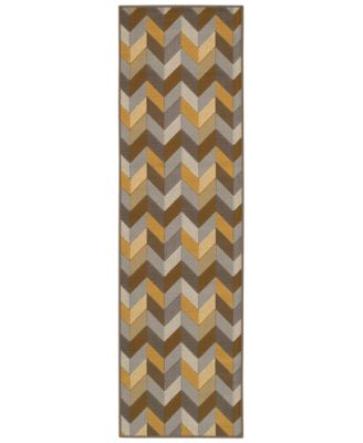 Oriental Weavers - Bali 4902X Gray/Multi 7'10" x 7'10" Indoor/Outdoor Runner Area Rug