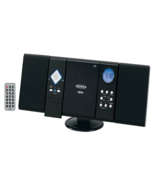 Wall Mountable Cd System with Digital Am-fm Stereo Receiver and Remote Control