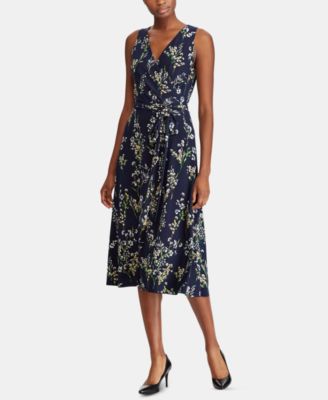 Lauren Ralph Lauren - Floral-Print Ruched Dress