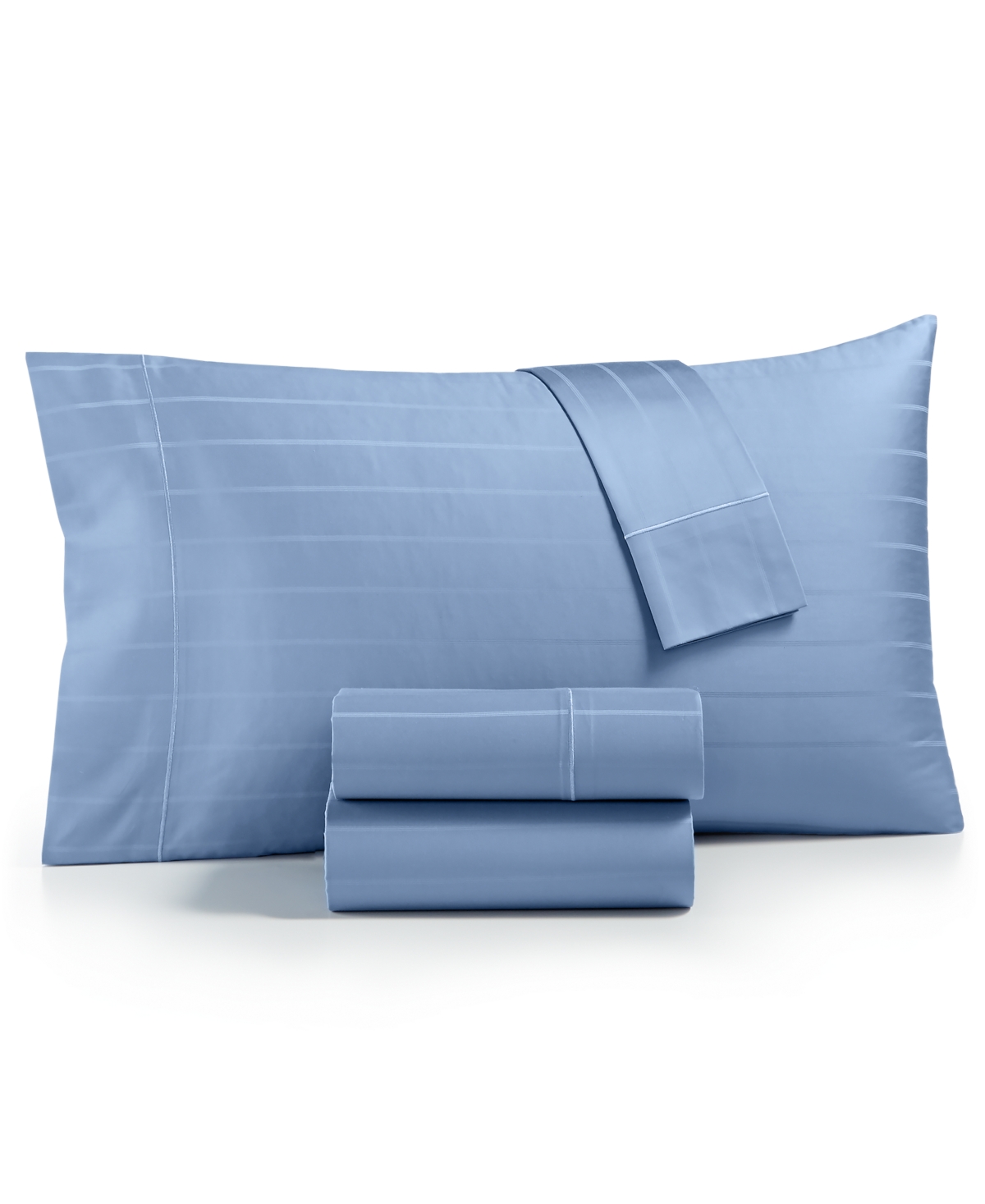Charter Club Sleep Cool 400 Thread Count Hygrocotton Sheet Sets, Twin, Created For Macy's In Denim Sky