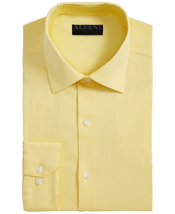 Alfani Men's Bedford Cord Classic/Regular Fit Dress Shirt, Created for