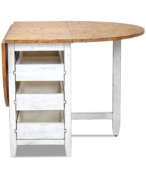Furniture Neighbors Round Counter Height Drop Leaf Table ... Frequent special offers and discounts up.all products from drop leaf counter height table category are shipped worldwide with no additional fees.