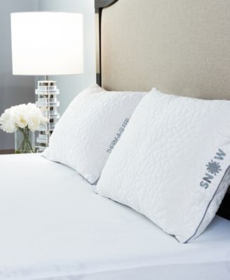 Protect A Bed Snow Cooling Pillow With Shredded Memory Foam Fill