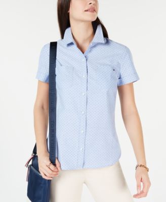 Tommy Hilfiger - Dot-Print Button-Down Shirt