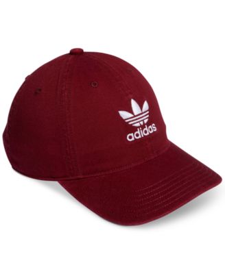 maroon adidas cap