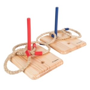 Triumph Wood Quoit Set with Rope Toss Rings